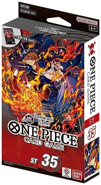 420789-0-0000-one-piece-card-game-st-35-starter-deck-red-black-sabo One Piece Card Game - ST-35 Starter Deck: Red & Black Sabo - Image 1