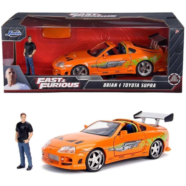 Fast and Furious Toyota Supra with BRIAN 1995 1/24