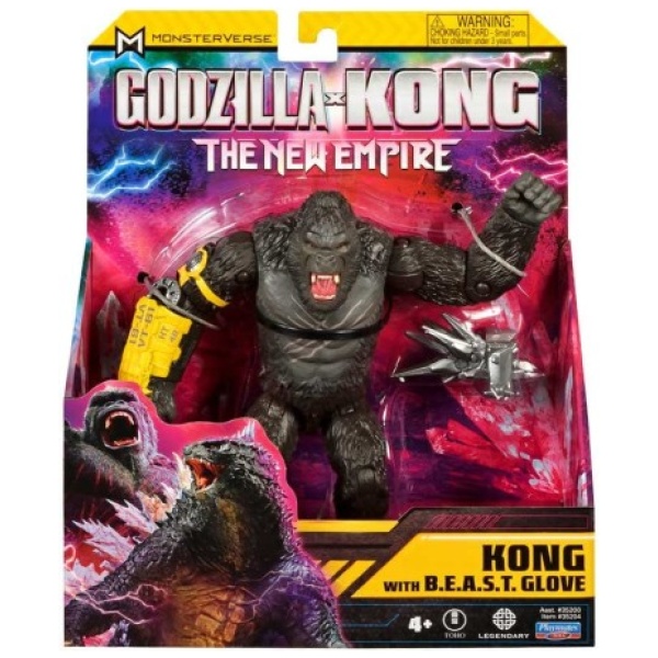 GodziGodzilla x Kong: The New Empire Action Figure Kong with B.E.A.S.T Glove 15cm