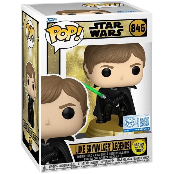 Funko POP! Star Wars: Legends - Luke Skywalker (GITD) #846