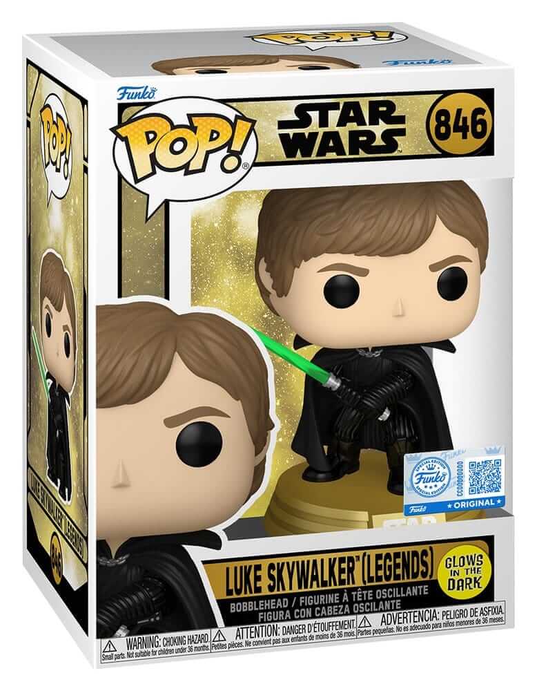 x_fk90874_a Funko POP! Star Wars: Legends - Luke Skywalker (GITD) #846 - Image 1