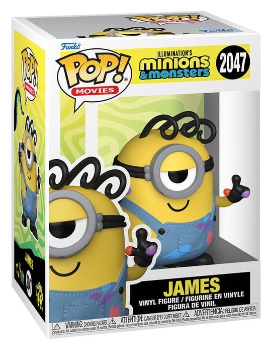 x_fk94091_a Funko POP! Minions & Monsters - James #2047 - Image 1