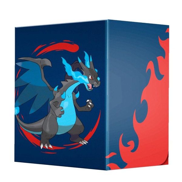UP - Mega Charizard X 100+ Deck Box for the Pokemon Trading Card Game