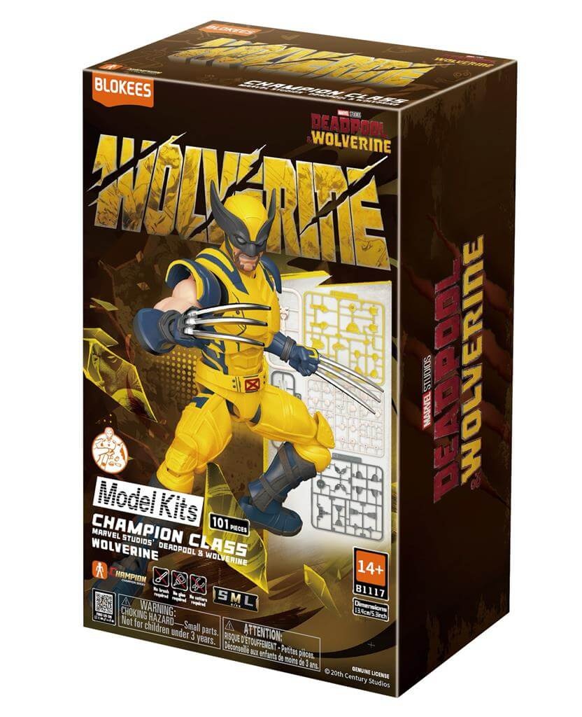147447_0 Wolverine - Blokees Model Kit - Image 1