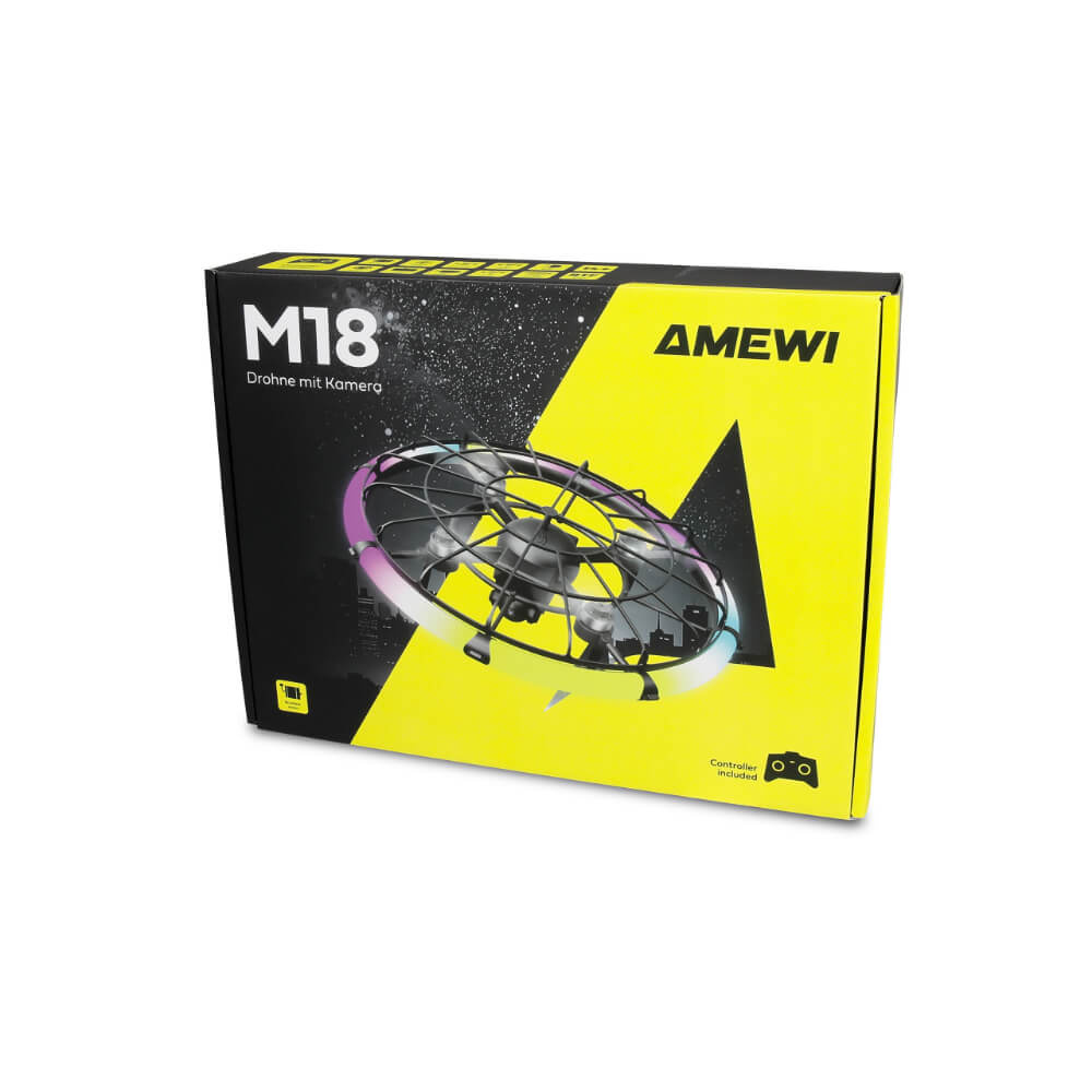 25376_08 M18 Brushless Drone with Camera & LED Ring RTF - Image 1