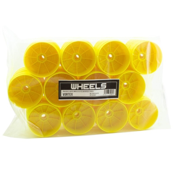 PROCIRCUIT VORTEX WHEELS V2 YELLOW IN BULK (24pcs)