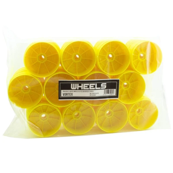 PROCIRCUIT VORTEX WHEELS V2 YELLOW IN BULK (24pcs)
