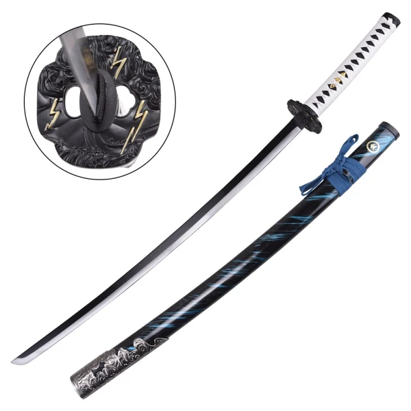 GHOST OF TSUSHIMA COSHPLAY REPLICA STEEL BLADE - SWORD OF JIN SAKAI KATANA 96CM