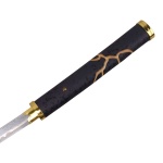 GHOST OF YOTEI COSHPLAY REPLICA STEEL SWORD - GILDED NIGHT KATANA 94CM - Image 2