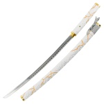 GHOST OF YOTEI COSHPLAY REPLICA STEEL BLADE SWORD - GILDED DAWN KATANA 94CM