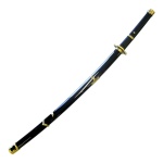 ONE PIECE COSHPLAY REPLICA - RORONOA ZORO SANDAI YUBASHIRI STEEL BLADE KATANA 100CM - Image 2