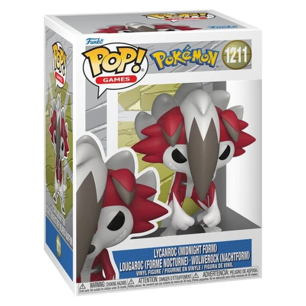 Funko POP! Pokemon - Lycanroc Midnight #1211