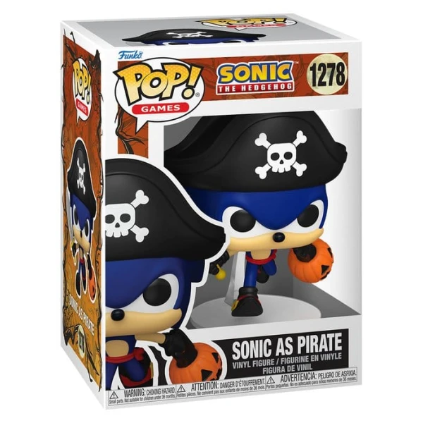 Funko POP! Sonic the Hedgehog: Halloween - Sonic as Pirate #1278