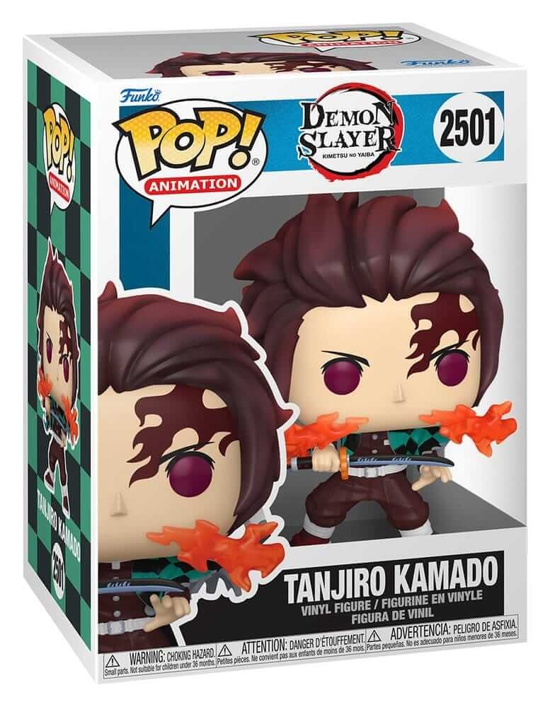 x_fk93893_a Funko POP! Demon Slayer: Kimetsu no Yaiba - Tanjiro Kamado #2501 - Image 1