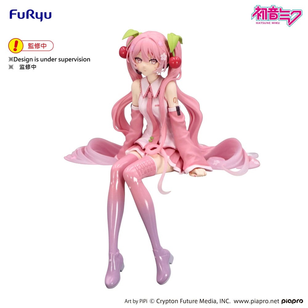 x_fryu51160_a Hatsune Miku Noodle Stopper PVC Statue Sakura Miku 2026 14cm - Image 1
