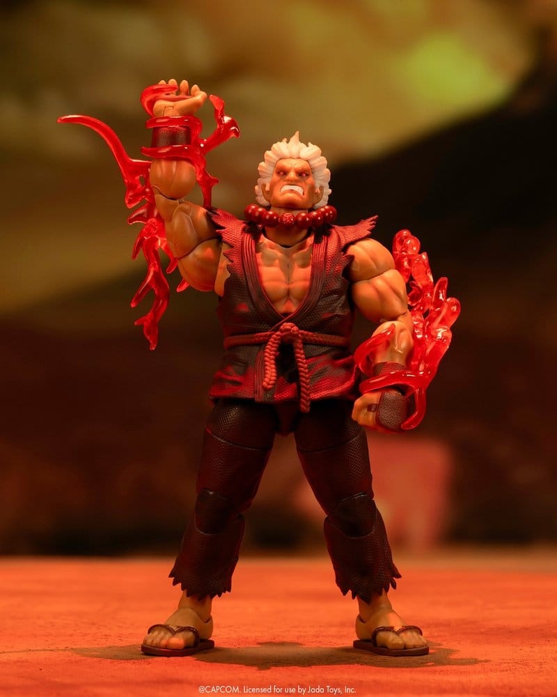 x_jada9335743314r00 Ultra Street Fighter II: The Final Challengers Action Figure 1/12 Akuma Deluxe 15cm - Image 1