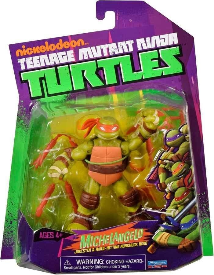 x_pla83867 (1) Teenage Mutant Ninja Turtles World of TMNT Action Figure Michelangelo 11cm - Image 1