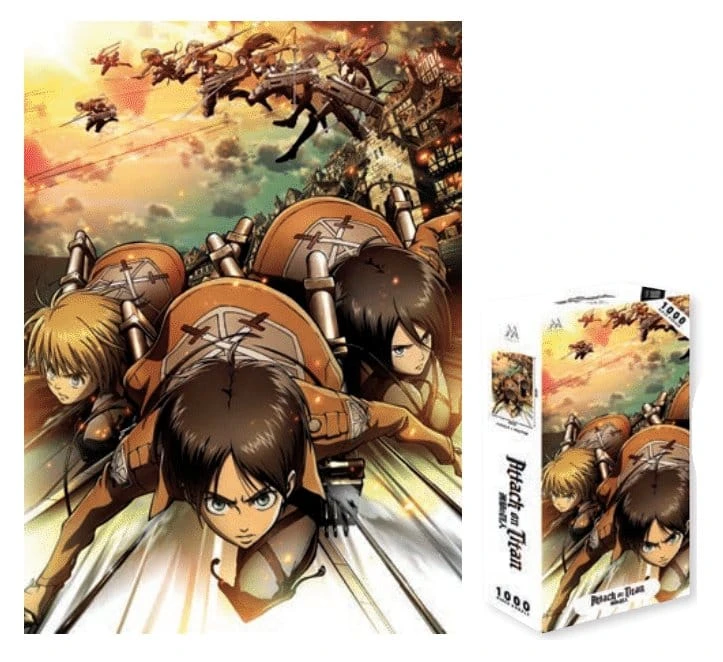 x_pltdv13368 Attack on Titan puzzle 1000pcs - Image 1