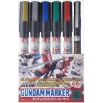 Mr. Hobby - Gundam Metallic Marker Set