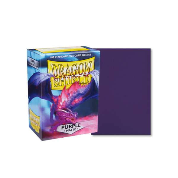 Dragon Shield Standard Sleeves - Matte Purple (100 Sleeves)