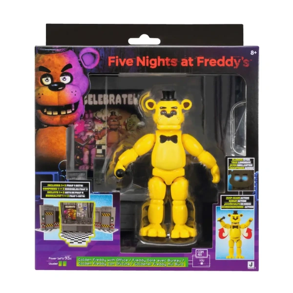 FIVE NIGHTS AT FREDDY'S - GOLDEN FREDDY WITH OFFICE ACTION FIGURE 13CM