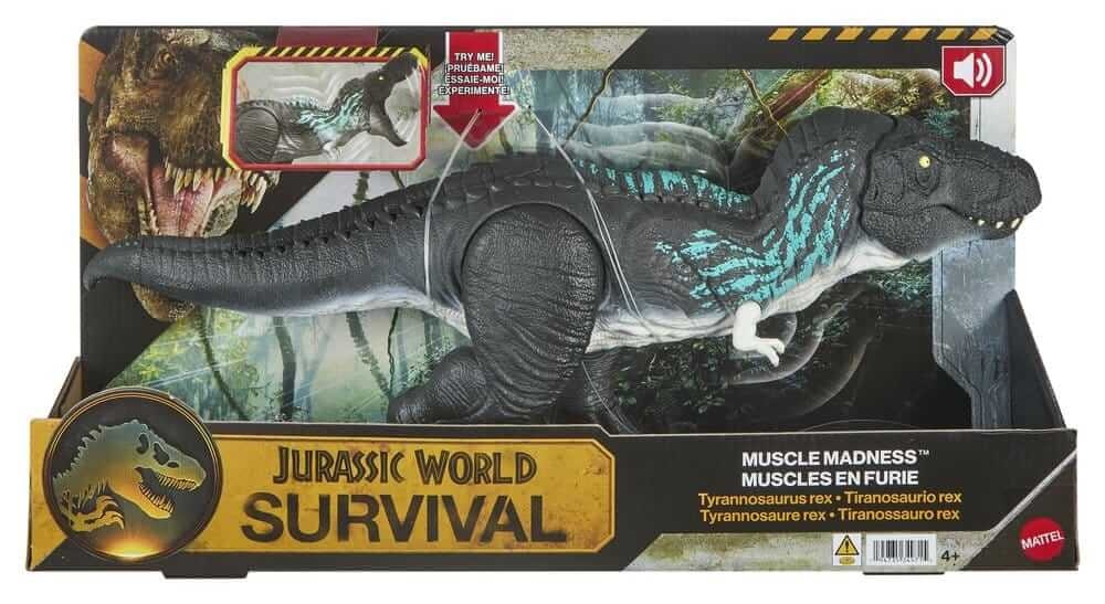 x_mattjkg92_d Jurassic World: Survival Action Figure Muscle Madness Tyrannosaurus Rex 56cm - Image 1