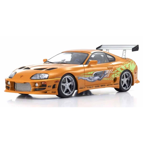 Kyosho - Toyota Supra Turbo Fast & Furious Orange Pearl 1/18