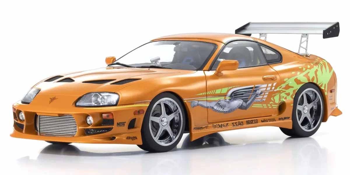 αρχείο λήψης Kyosho - Toyota Supra Turbo Fast & Furious Orange Pearl 1/18 - Image 1